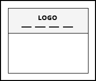 Boxed Layout header design
